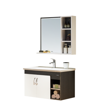 安华 新实木浴室柜 N3D85G15-C【限购】