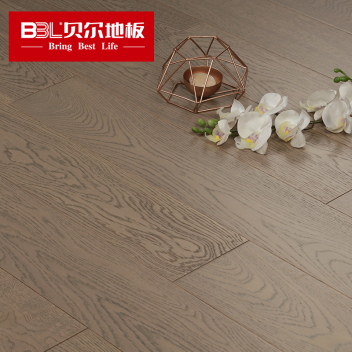 贝尔 橡木生活 多层实木地板 BBL-2304 米灰色