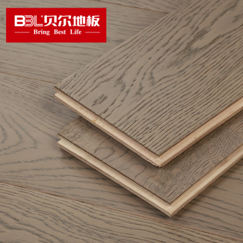 贝尔 橡木生活 多层实木地板 BBL-2304 米灰色