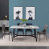 现代时尚款钢化玻璃餐桌椅 A2071  B2563-zayx